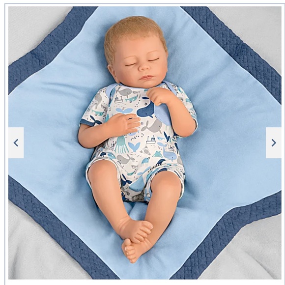 Ashton Drake - “Breathing” Baby Boy Doll - Picture 2 of 7